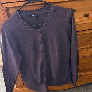 GAP Women's Deep Purple Cardigan